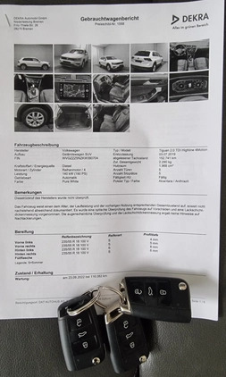Volkswagen Tiguan cena 122987 przebieg: 152000, rok produkcji 2019 z Piaski małe 596
